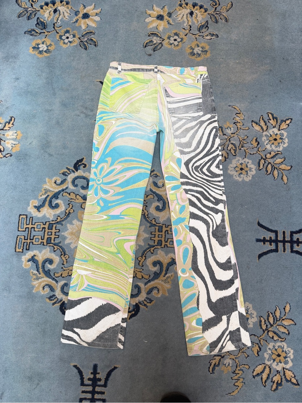Vintage Roberto Cavalli All Over Print Jeans - Picture 2 of 5